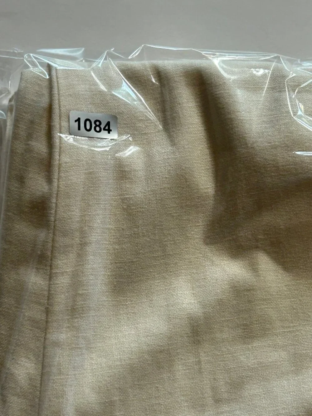 Alan Flusser 36x32 100% Linen Ivory Wide Leg Pants Old Money Coastal Grandpa